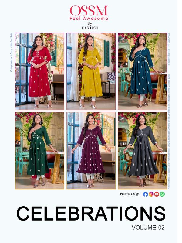 Ossm Celebrations Vol 2 Alia Cut Kurti Collection